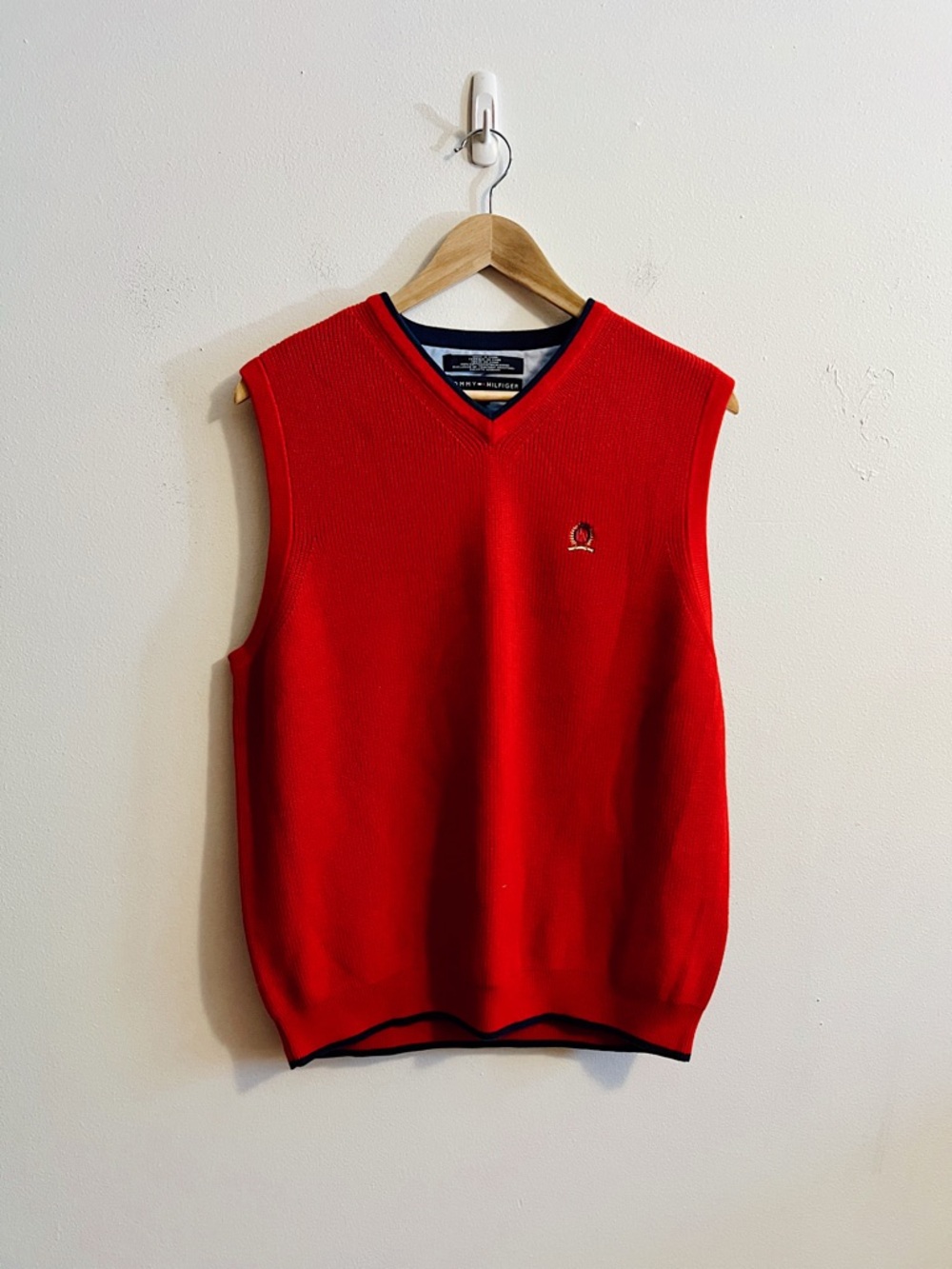 tommy hilfiger vintage v-neck sweater vest
 - Classic Knit
